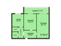 2-бөлмелі пәтер · 58 м² · 5/10 қабат, Маяковского 101/1, бағасы: 26 млн ₸ в Костанае — фото 2