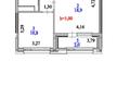 1-бөлмелі пәтер · 40 м² · 5/9 қабат, Е-899 1/1, бағасы: 46.5 млн ₸ в Астане, Есильский р-н — фото 30