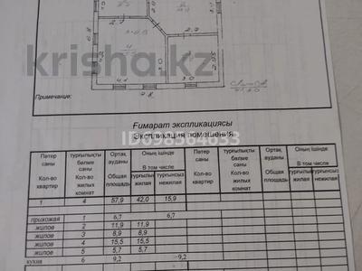 Жеке үй · 4 бөлмелер · 58 м² · 14 сот., Кузнецкая 2 — Поселок 106, бағасы: 6 млн 〒 в Сарани