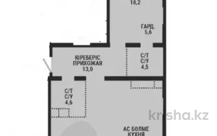 3-бөлмелі пәтер · 98 м² · 17/18 қабат, Аль-Фараби — Ипотеку проходит!, бағасы: 100 млн ₸ в Алматы — фото 2