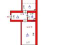 2-бөлмелі пәтер, 55.6 м², 6/12 қабат, Бейбарыс Султан 25/4, бағасы: ~ 22.2 млн 〒 в Астане, Сарыарка р-н — фото 6