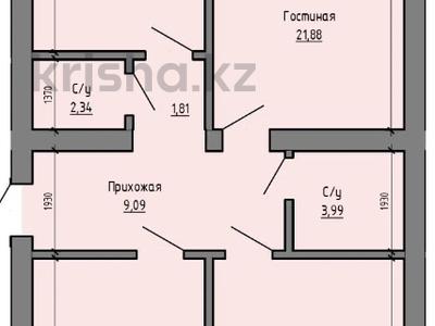 3-комнатная квартира · 96 м² · 5/5 этаж, мкр. Алтын орда, Саздинское лесничество за ~ 24 млн 〒 в Актобе, мкр. Алтын орда