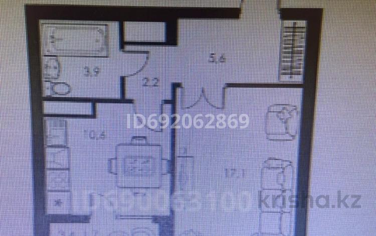 1-бөлмелі пәтер, 40.6 м², 2/12 қабат, Утеген батыра, бағасы: 32 млн 〒 в Алматы — фото 2