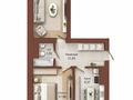 2-бөлмелі пәтер · 64.2 м² · 2/8 қабат, Мухамеджан тынышбаева 5 5 — Возле Нурлы жол., бағасы: 33.5 млн ₸ в Астане, Сарайшык р-н — фото 2