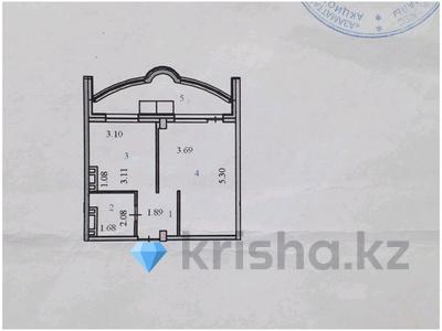 1-бөлмелі пәтер · 38.1 м² · 6/24 қабат, Момышулы — Пересечение ул.Тауельсиздык, бағасы: 25 млн ₸ в Астане, Алматы р-н