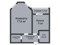 1-комнатная квартира · 37.3 м² · 4/9 этаж, юбилейный 9 за 18.9 млн ₸ в Костанае — фото 2