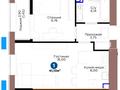 2-бөлмелі пәтер · 40 м² · 9/9 қабат, Шафика Чокина 4, бағасы: 33 млн ₸ в Астане, Нура р-н — фото 2