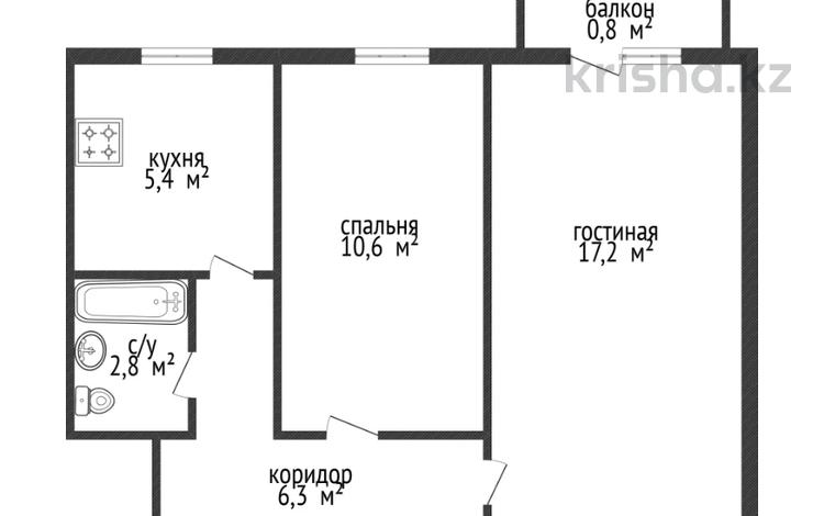 2-комнатная квартира · 44 м² · 3/5 этаж, Абилкайыр Хана пр-т за 11.9 млн ₸ в Актобе — фото 10