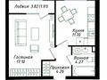 1-бөлмелі пәтер · 41.15 м² · 9/12 қабат, Мухамедханова 43, бағасы: 20.8 млн ₸ в Астане, Нура р-н