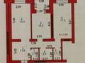 2-бөлмелі пәтер · 71.2 м² · 3/5 қабат, Алтын орда ш/а. 18/1 корпус 1, бағасы: 29.9 млн ₸ в Актобе, мкр. Алтын орда