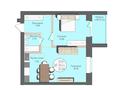 2-комнатная квартира · 52.9 м² · 4/10 этаж, Жумабаева за 20.5 млн ₸ в Кокшетау — фото 2