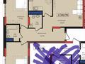 3-комнатная квартира · 103 м² · 6/9 этаж, Анет Баба 4 за 80 млн ₸ в Астане, Нура р-н — фото 7