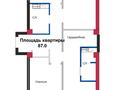 4-бөлмелі пәтер · 86.4 м² · 10 қабат, Есенберлина 20/2, бағасы: ~ 51.8 млн ₸ в Усть-Каменогорске — фото 6
