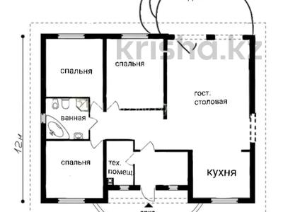 Часть дома • 4 комнаты • 180 м² • 10 сот., Дом за 17 млн 〒 в Байсерке