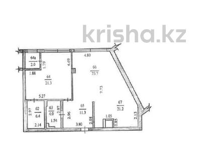 2-комнатная квартира · 89.9 м² · 10/30 этаж, Аль-Фараби за 88 млн ₸ в Алматы, Бостандыкский р-н