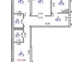3-комнатная квартира · 90 м² · 3/9 этаж, Навои 58/4 — Навои Жандосова за 88.5 млн ₸ в Алматы, Ауэзовский р-н