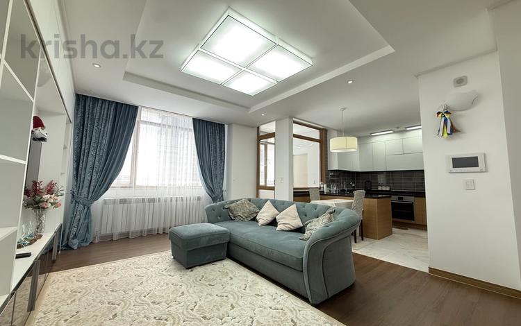 2-комнатная квартира · 75 м² · 12/20 этаж, Кабанбай батыра 43В — Гимназия 97, Дворец единоборств имени Жаксылыка Ушкемпирова за 500 000 ₸ в Астане, Есильский р-н — фото 2