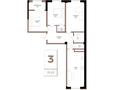 3-бөлмелі пәтер · 75.53 м², Есенберлина 88/1, бағасы: ~ 34.9 млн ₸ в Усть-Каменогорске — фото 3
