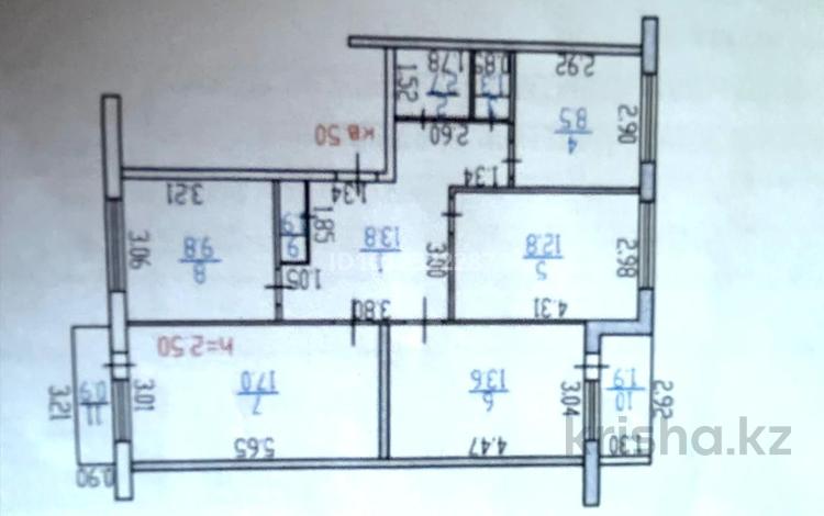 4-бөлмелі пәтер · 84.2 м² · 5/5 қабат, Поповича 26, бағасы: 18 млн ₸ в Глубокое — фото 2