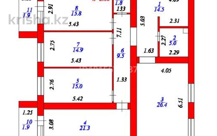 5-бөлмелі пәтер · 128 м² · 7/10 қабат, Комсомольский ш/а., Алихан Бокейхан 13 — Орынбор, бағасы: 96 млн ₸ в Астане, Есильский р-н — фото 6