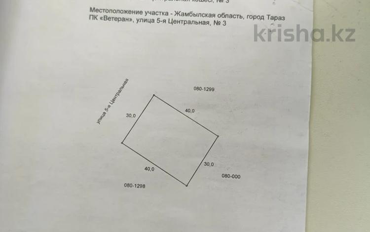 Жер телімі · 12 сотық, Кумшагал 3, бағасы: 2.7 млн ₸ в Таразе — фото 2