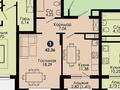 1-комнатная квартира, 43 м², 2/12 этаж, Тауелсиздик — Бауыржана Момышулы за 18.7 млн 〒 в Астане — фото 10
