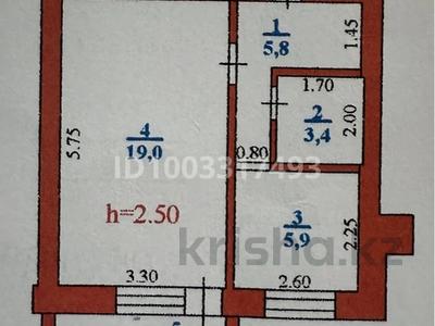 1-бөлмелі пәтер · 35.1 м² · 5/5 қабат, 4 ш/а 27, бағасы: 12 млн ₸ в Уральске, мкр 4