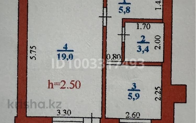 1-бөлмелі пәтер · 35.1 м² · 5/5 қабат, 4 ш/а 27, бағасы: 12 млн ₸ в Уральске, мкр 4 — фото 4