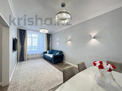 3-комнатная квартира · 79.6 м² · 9/10 этаж, Шоссе Коргалжын 15/1 за 55 млн ₸ в Астане, Нура р-н