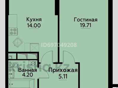 2-бөлмелі пәтер, 43 м², 12/12 қабат, Райымбека 351/1 — Райымбека - Емцова (бывш. Ташкентская - Петрова), бағасы: 30 млн 〒 в Алматы, Алатауский р-н