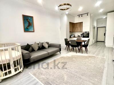2-бөлмелі пәтер · 55.1 м² · 9/9 қабат, Шамши Калдаякова 2, бағасы: 46 млн ₸ в Астане, Алматы р-н