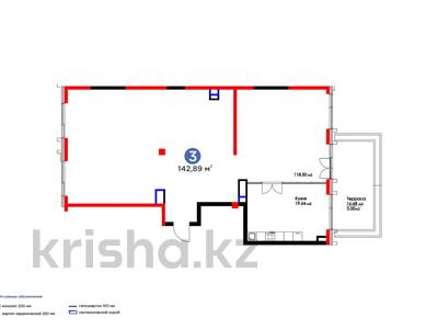 3-бөлмелі пәтер · 145 м² · 1/3 қабат, Микрорайон Мирас 115, бағасы: 285 млн ₸ в Алматы, Бостандыкский р-н