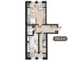 4-бөлмелі пәтер · 105.3 м² · 1/4 қабат, Макатаева — Муратбаева, бағасы: 105 млн ₸ в Алматы, Алмалинский р-н — фото 3