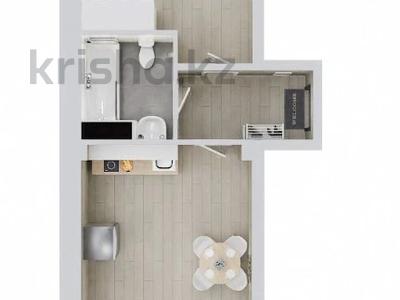 1-бөлмелі пәтер · 43.6 м² · 6/9 қабат, мкр Асар-2, Мкр. Бозарык 3195/1, бағасы: ~ 17.6 млн ₸ в Шымкенте, Абайский р-н