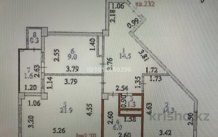 2-бөлмелі пәтер · 68.9 м² · 13/16 қабат, Маметова 12, бағасы: 35 млн ₸ в Астане, Нура р-н — фото 2