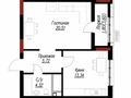 2-бөлмелі пәтер · 45.69 м² · 4/15 қабат, Александр Сызганов 1/2, бағасы: 28.8 млн ₸ в Астане, Есильский р-н — фото 16