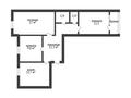 3-комнатная квартира · 67 м² · 3/5 этаж, Сагадата Нурмагамбетова за 28 млн ₸ в Костанае — фото 19