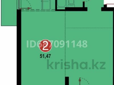 2-комнатная квартира · 51.58 м² · 6/12 этаж, Калкаман 4Б за 31 млн ₸ в Алматы