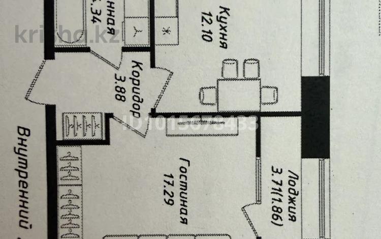1-бөлмелі пәтер · 39.47 м² · 2/12 қабат, Улы Дала 38/1, бағасы: 28.2 млн ₸ в Астане, Нура р-н — фото 2