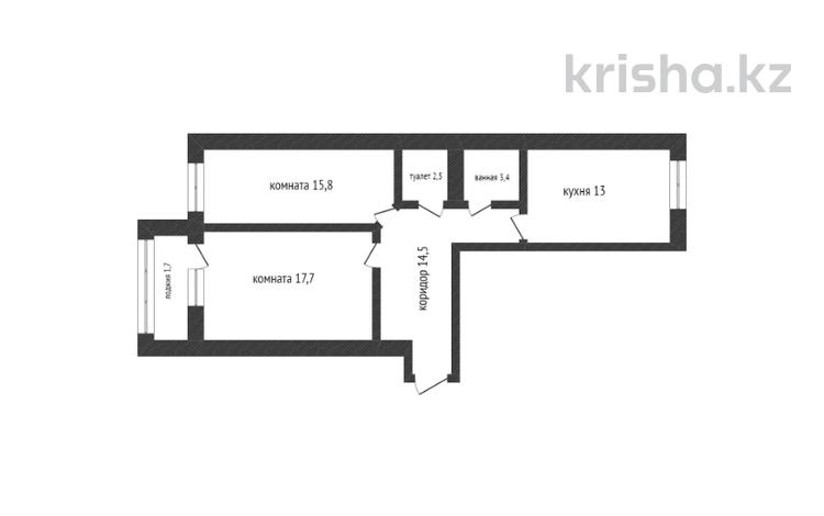 2-комнатная квартира, 69.2 м², 2/5 этаж, Назарбаева 205 за 26.7 млн 〒 в Костанае — фото 11