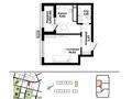 1-комнатная квартира · 33.35 м² · 16/16 этаж, Р. Кошкарбаева — К. Куанышбаева за ~ 23.8 млн ₸ в Астане, Сарайшык р-н — фото 3