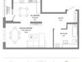 1-бөлмелі пәтер · 40.6 м² · 4/12 қабат, пр. Мангилик ел, напротив республиканской мечети — БЕЗ КОМИССИИ! ВЫБОР ЭТАЖА И ПЛАНИРОВОК, бағасы: ~ 24.9 млн ₸ в Астане — фото 3