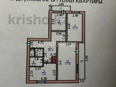 3-бөлмелі пәтер · 65 м² · 3/3 қабат, Желтоксан, бағасы: 8.5 млн ₸ в Сергеевке