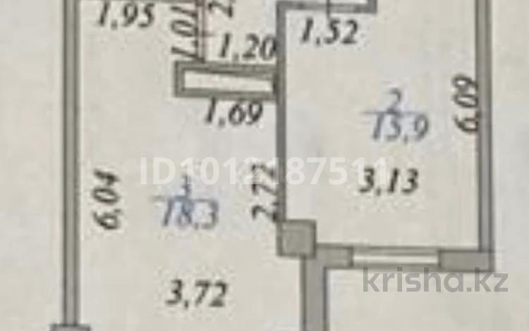 1-комнатная квартира · 42.8 м² · 1/18 этаж, ул. Кенесары 70 за 19 млн ₸ в Астане, р-н Байконур — фото 2