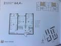 2-комнатная квартира · 64.4 м² · 5/9 этаж, мкр Шугыла 342/1 за ~ 26.4 млн ₸ в Алматы, Наурызбайский р-н — фото 2