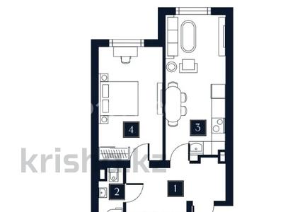 2-комнатная квартира · 58 м² · 6/10 этаж, Нурмакова 142 — Нурмакова-Карасай батыра за 52 млн ₸ в Алматы, Алмалинский р-н