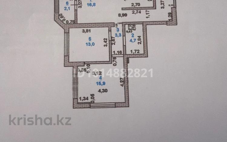 3-бөлмелі пәтер · 67 м² · 11/17 қабат, Нұрсәт ш/а, Байтерекова 190А, бағасы: 35 млн ₸ в Шымкенте, Каратауский р-н — фото 2