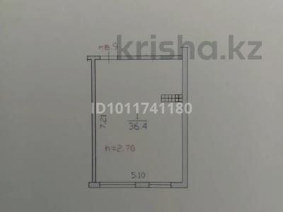 1-бөлмелі пәтер · 36.4 м² · 2/9 қабат, мкр Шугыла, Алатау 12а/1, бағасы: 22 млн ₸ в Алматы, Наурызбайский р-н