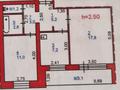 2-комнатная квартира · 51.1 м² · 2/9 этаж, Сатпаева 253 — Чокина за 24 млн ₸ в Павлодаре — фото 18