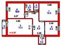3-комнатная квартира · 60 м² · 5/5 этаж, Таха Хусейна 3 за 27.6 млн ₸ в Астане, р-н Байконур — фото 13
